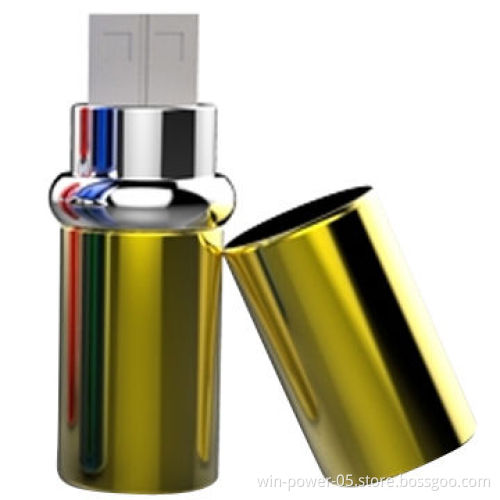 Lipstick USB Flash Drives, Full Capacity, OEM/ODM Orders Welcomed, Good Gift for Girls